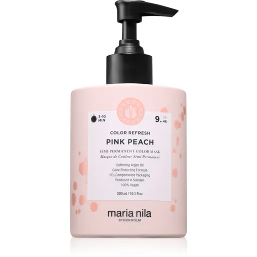 Maria Nila Colour Refresh jemná vyživujúca maska bez permanentných farebných pigmentov odtieň Pink Peach 9.46 300 ml