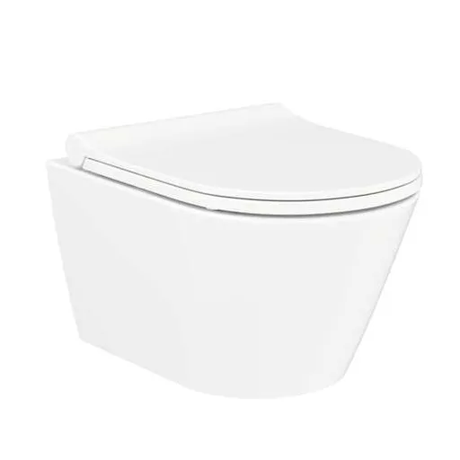 Wc s doskou softclose závesné Glacera Ava so zadným odpadom WCAVACOMPACT