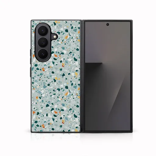 MY ART Ochranný kryt pre Samsung Galaxy Z Fold7 5G BLUE TERRAZZO (164)