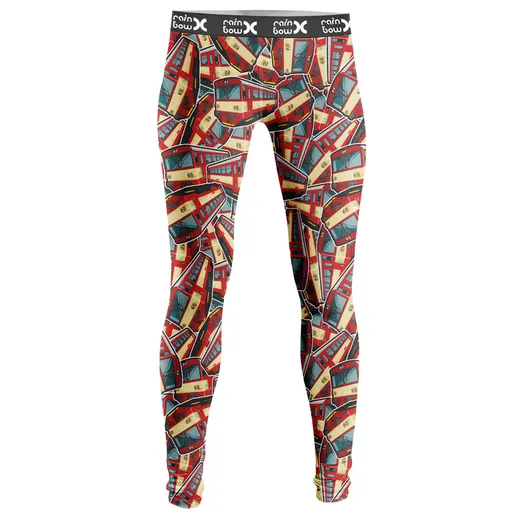 Dámské legíny – 810 červená (Veľkosť legín: XS/S)