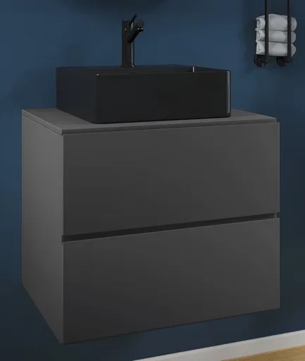 VCM 2dílná umyvadlová skříňka Lendas BL S 60 cm, antracit