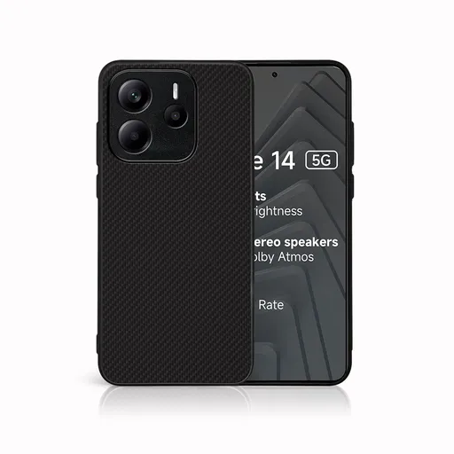 MY ART Ochranný kryt pre Xiaomi Redmi Note 14 5G CARBON (231)