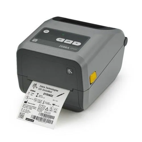 Zebra ZD421c ZD4A042-C0EW02EZ TT, 8 dots/mm (203 dpi), label printer, RTC, EPLII, ZPLII, USB, USB Host, BT, Wi-Fi, grey (Successor GC420t)