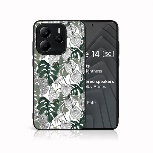 MY ART Ochranný kryt pre Xiaomi Redmi Note 14 5G LEAF (175)