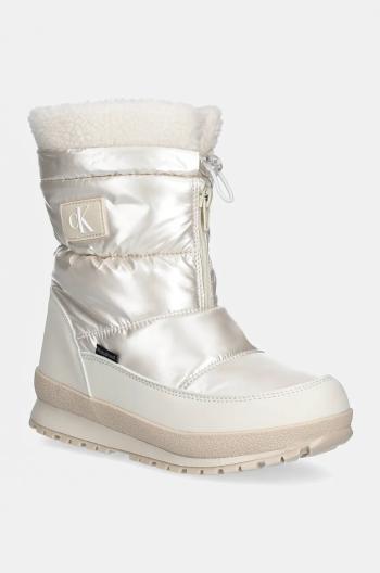 Detské snehule Calvin Klein Jeans strieborná farba, V3A5-81038