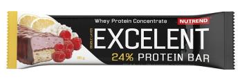 NUTREND EXCELENT BAR DOUBLE citron+tvaroh+malina s brusinkami 85 g