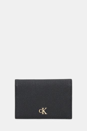 Puzdro na karty Calvin Klein čierna farba, LV04F1063G