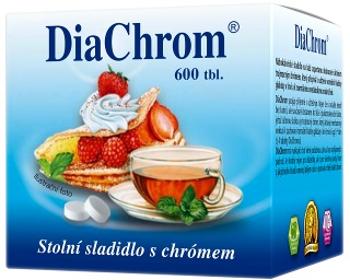DIACHROM nízkokalorické sladidlo 600 ks