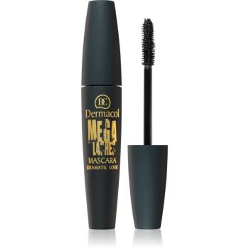 Dermacol Mega Lashes Dramatic Look riasenka pre objem a natočenie rias odtieň Black 13 ml