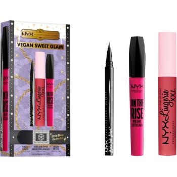 NYX Professional Makeup Limited Edition Xmass Sweet Glam vianočná darčeková sada pre dokonalý vzhľad