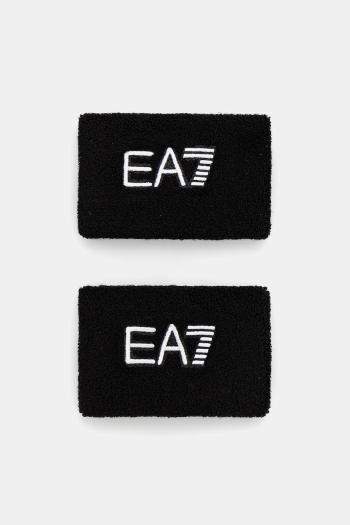 Potítka EA7 Emporio Armani 2-pak čierna farba, AF18706.7X000349