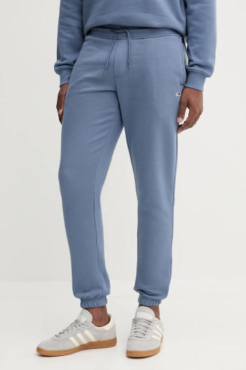Tepláky Tommy Jeans tmavomodrá farba, jednofarebné, DM0DM20473
