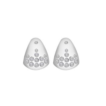 Hot Diamonds Dizajnové strieborné náušnice s diamantmi a topásami Spritz DE835