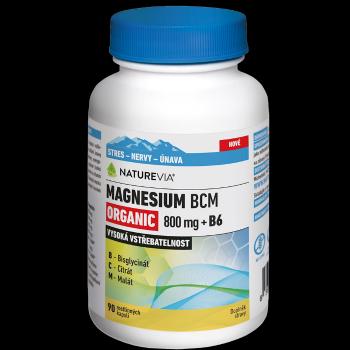 NATUREVIA Magnesium organic BCM 800 mg + B6, 90 kapsúl
