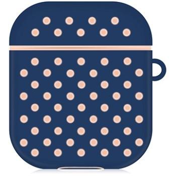 AlzaGuard Silicon Polkadot Case na Airpods 1. a 2. generácie, modro-ružové (AGD-ACP1LP)