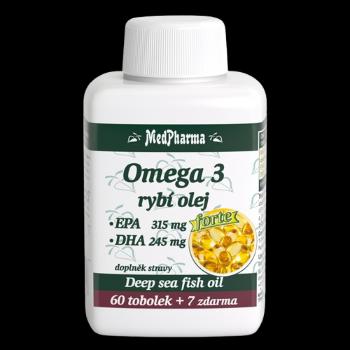 MEDPHARMA OMEGA 3 rybí olej forte - EPA, DHA 67 kapslí