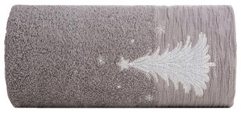 ArtFir Vianočný uterák JOY 01 | sivá 50 x 90 cm