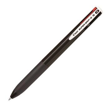 PILOT Super Grip-G4 KP, 4-farebné, čierne (BPKGG-35M-B)