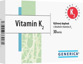 GENERICA Vitamín K2 30 kapslí