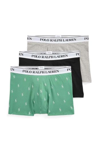 Boxerky Polo Ralph Lauren 3-pak pánske, šedá farba, 714830299