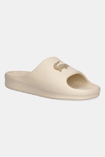Šľapky Lacoste SERVE SLIDE 2.0 béžová farba, 49CMA0024