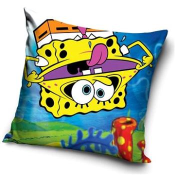 CARBOTEX obliečka na vankúš Sponge Bob hore nohami, 40 × 40 cm (5902689441967)