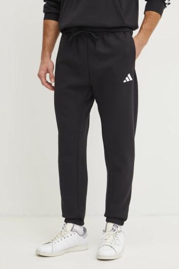 Tepláky adidas Future Icons čierna farba, s potlačou, JD4949