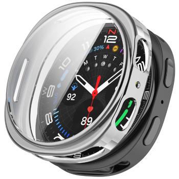 TPU FULL COVER Kryt pre Samsung Galaxy Watch8 44mm strieborný