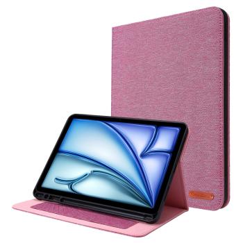 FABRIC Zaklápací kryt pre Apple iPad Air 11 2025 / Air 11 2024 ružový