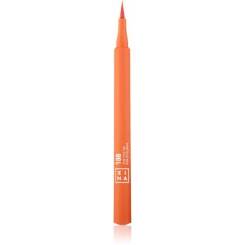 3INA The Color Pen Eyeliner očné linky vo fixe odtieň 188 - Orange 1 ml