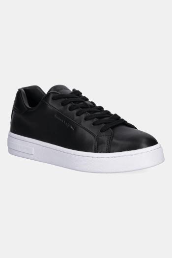 Kožené tenisky Armani Exchange čierna farba, XW000295 AF11912 UC001