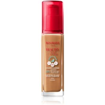 Bourjois Healthy Mix rozjasňujúci hydratačný make-up 24h odtieň 58W Caramel 30 ml