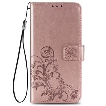 ART FLOWERS Peňaženkový kryt Samsung Galaxy Xcover Pro svetloružový