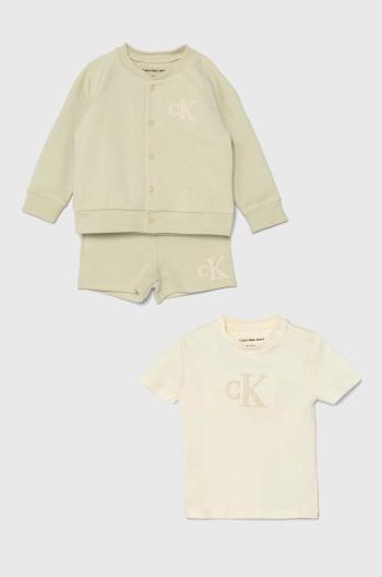 Sada pre bábätká Calvin Klein Jeans béžová farba