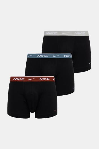 Boxerky Nike 3-pak pánske, čierna farba, 0000KE1007