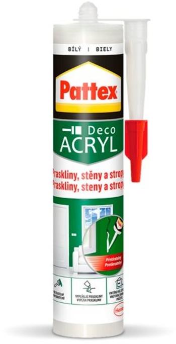 Tmel PATTEX Praskliny, stěny a stropy, bílý, pružný tmel 280 ml