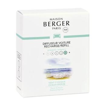 Maison Berger Paris Náhradná náplň do difuzéra do auta Ocean Breeze (Car Diffuser Recharge/Refill) 2 ks