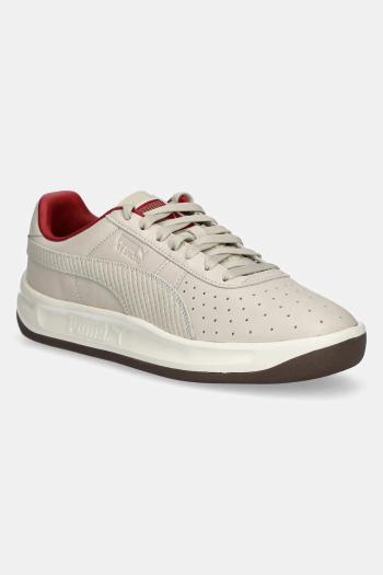 Kožené tenisky Puma GV Special Palais Artisan pánske, béžová farba, 401598