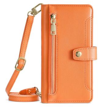 PASTEL Peňaženkové puzdro pre Xiaomi Redmi Note 14 5G oranžové
