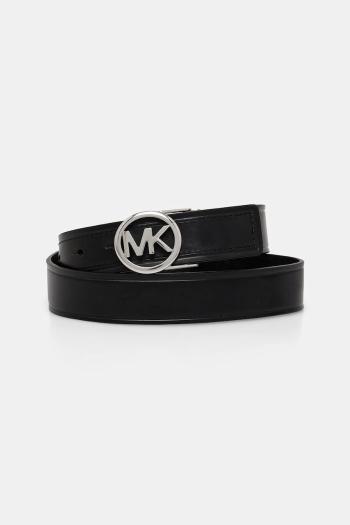 Kožený opasok MICHAEL Michael Kors dámsky, čierna farba, 559167