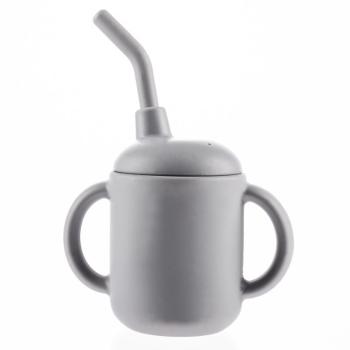 Zopa Silicone Mug ceasca 2 in 1 Dove Grey 1 buc