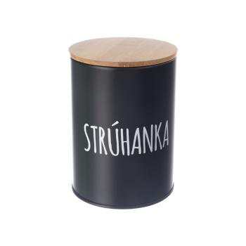 Dóza plech/bambus pr. 11 cm Strúhanka BLACK SK