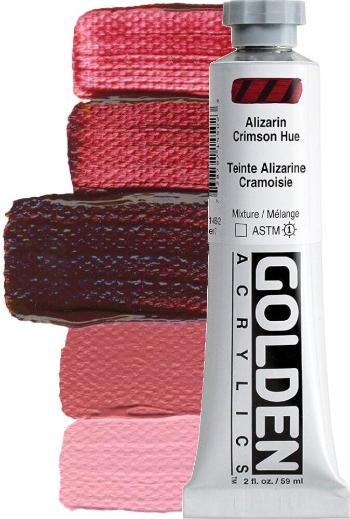Golden Artist Colors Heavy Body Akrylová farba Alizarin Crimson Hue 59 ml 1 ks