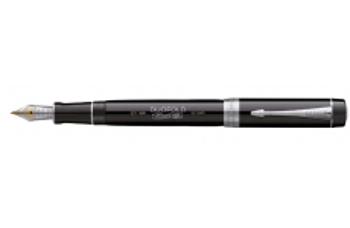 Parker 1502/9193675 Royal Duofold 135th SE Black CT, plniace pero -F-