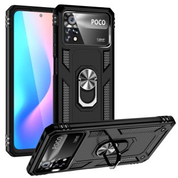 RING Ochranný obal pre Xiaomi Poco X4 Pro 5G čierny