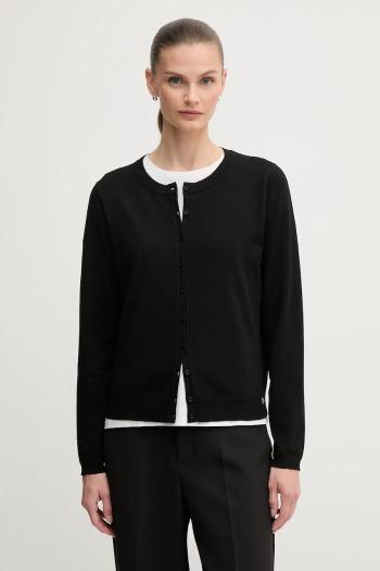 Kardigán Dkny čierna farba, ľahké, DJ5R0733