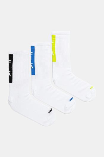 Ponožky Fila 3-pak biela farba, F5607