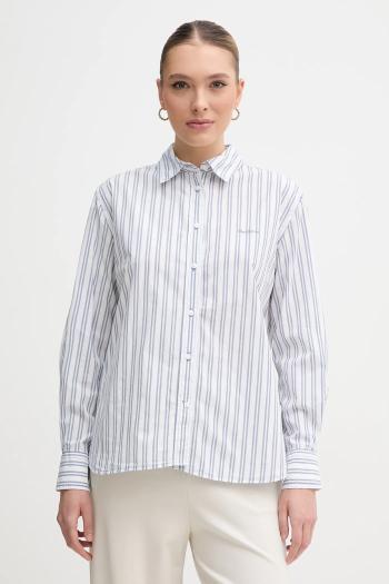 Bavlnená košeľa Pepe Jeans CLEVER dámska, regular, s klasickým golierom, PL305002