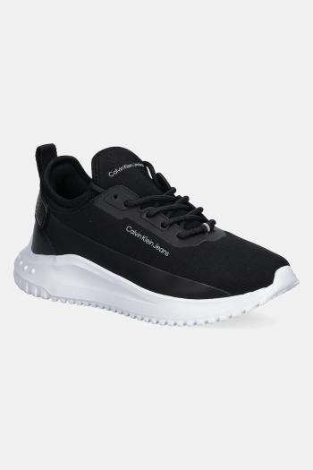Tenisky Calvin Klein Jeans EVA RUNNER SOCK MIX IN HITECH čierna farba, YW0YW01665