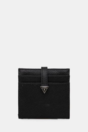 Peňaženka Guess LAUREL dámska, čierna farba, SWZG85 00152